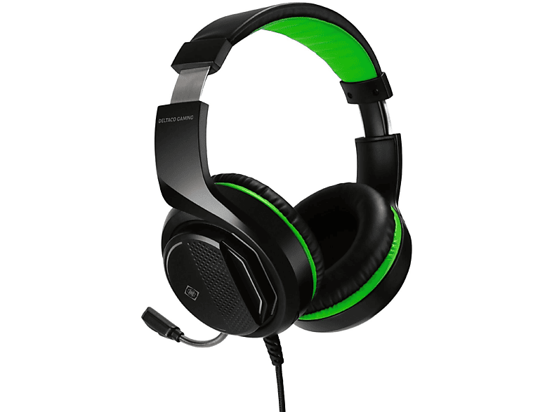 DELTACO GAMING Stereo Gaming Headset für XBox One S/X, On-ear Headset schwarz