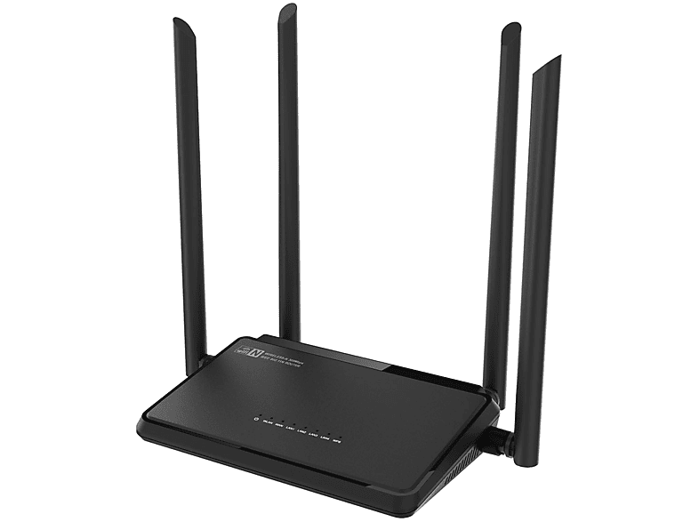 Router WI-Fi | TAL-RT300-N4D TALIUS, 300 Mbps, Negro | MediaMarkt