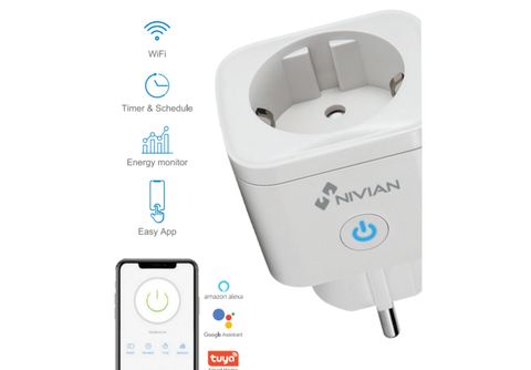 Enchufe Inteligente Wifi Smart Plug Con App Alexa google