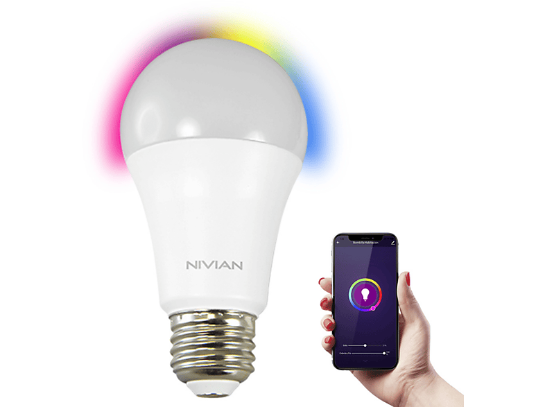 Bombilla Alexa Inteligente Winees E27, Bombillas Compatibles Con