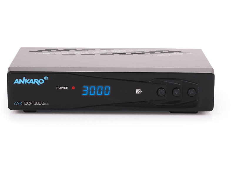 ANKARO ANK DCR 3000 Plus mit PVR, Full HD, Digitaler Kabel Receiver, DVB-C, 1080p Kabelreceiver (HDTV, PVR-Funktion, DVB-C, DVB-C2, schwarz)