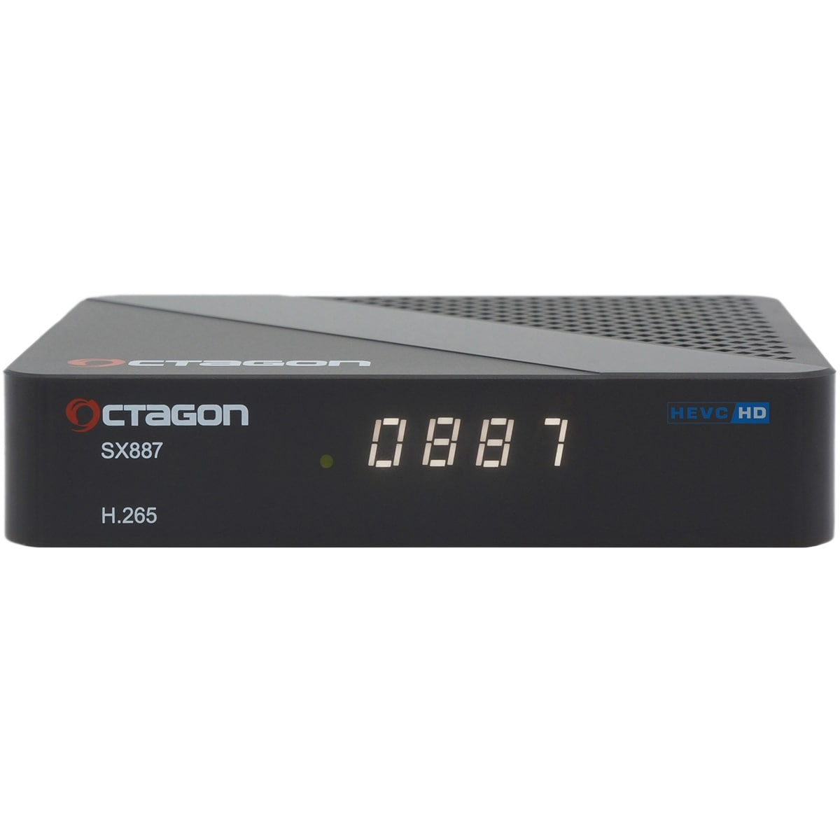 OCTAGON Octagon SX887 H.265 (Schwarz) Full Mediaplayer LAN 1080p IP-Receiver HD Linux