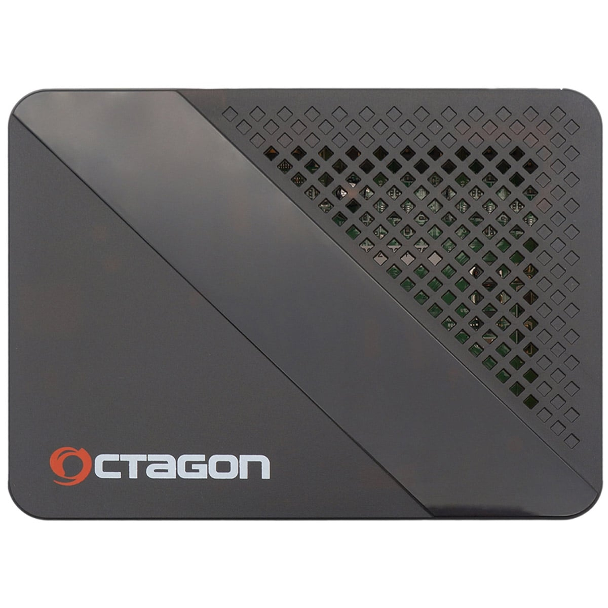 HD Mediaplayer Full OCTAGON Linux H.265 (Schwarz) 1080p Octagon IP-Receiver LAN SX887