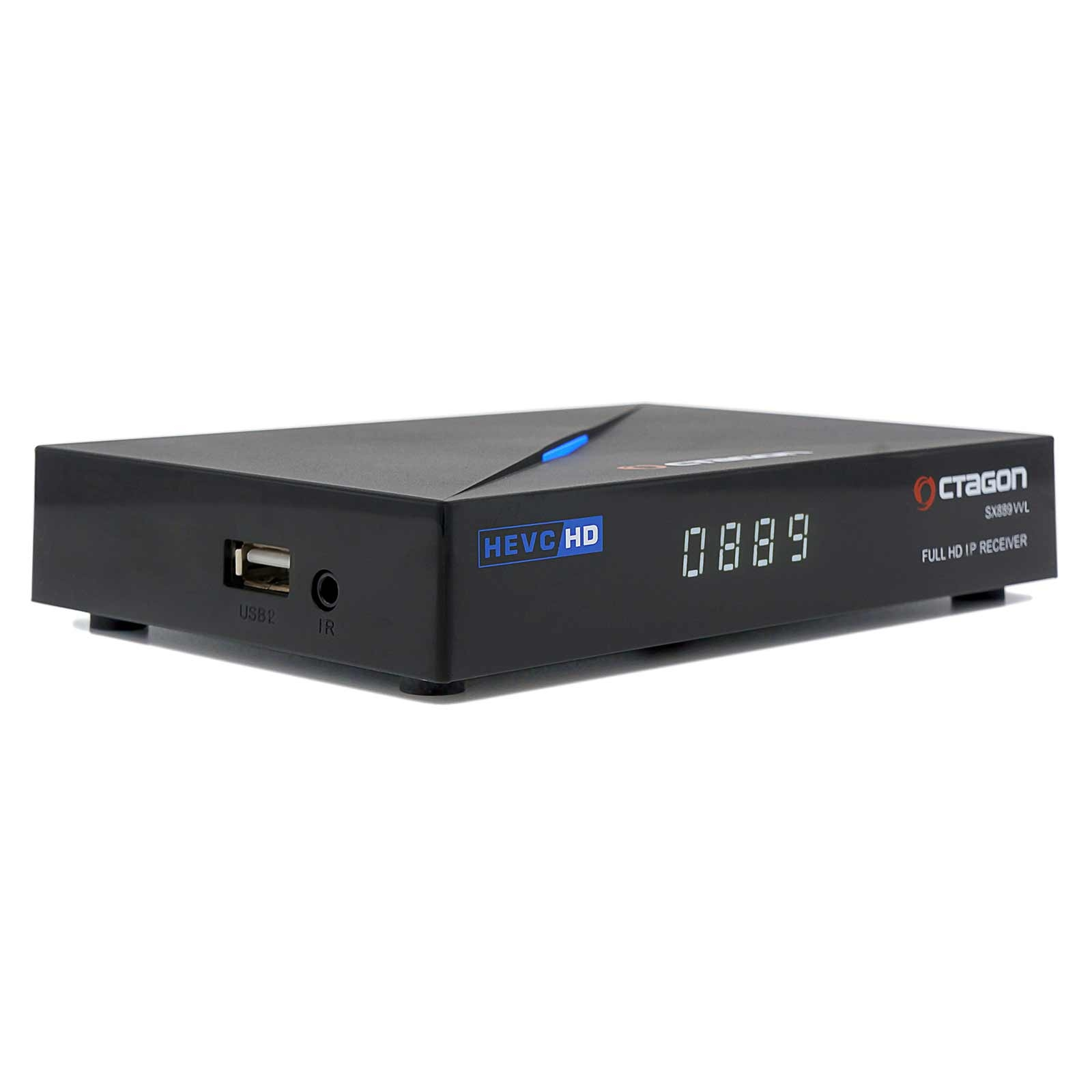 TV (Schwarz) IP HDMI IP Full LAN Mediaplayer Mediaplayer WiFi OCTAGON WL H.265 IP Linux SX889 HD