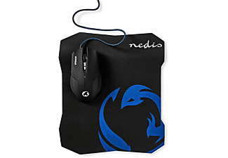 NEDIS GMMP100BK Mouse, Schwarz