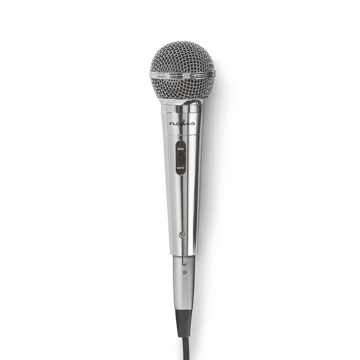 NEDIS Mikrofon, Silber MPWD45GY