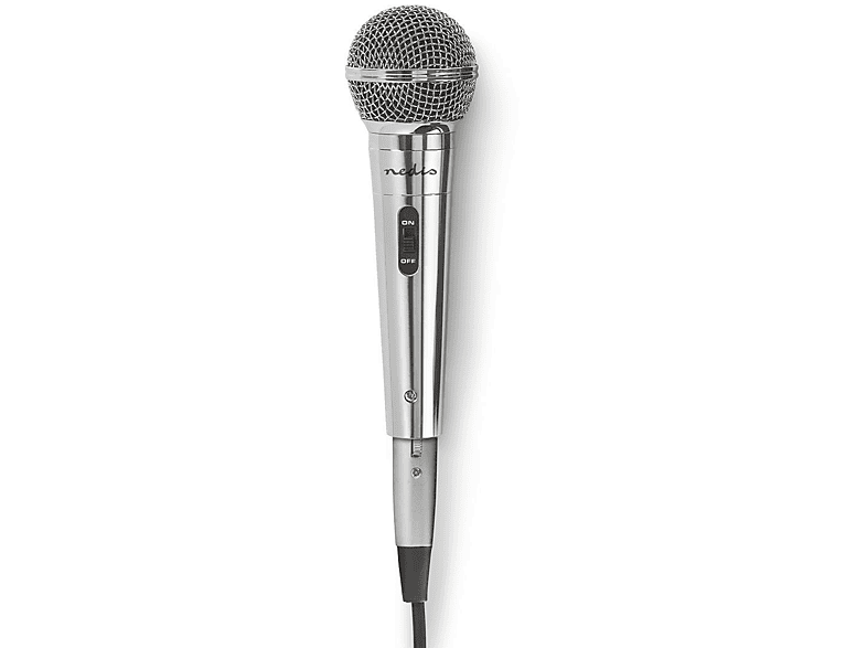 Mikrofon, NEDIS MPWD45GY Silber