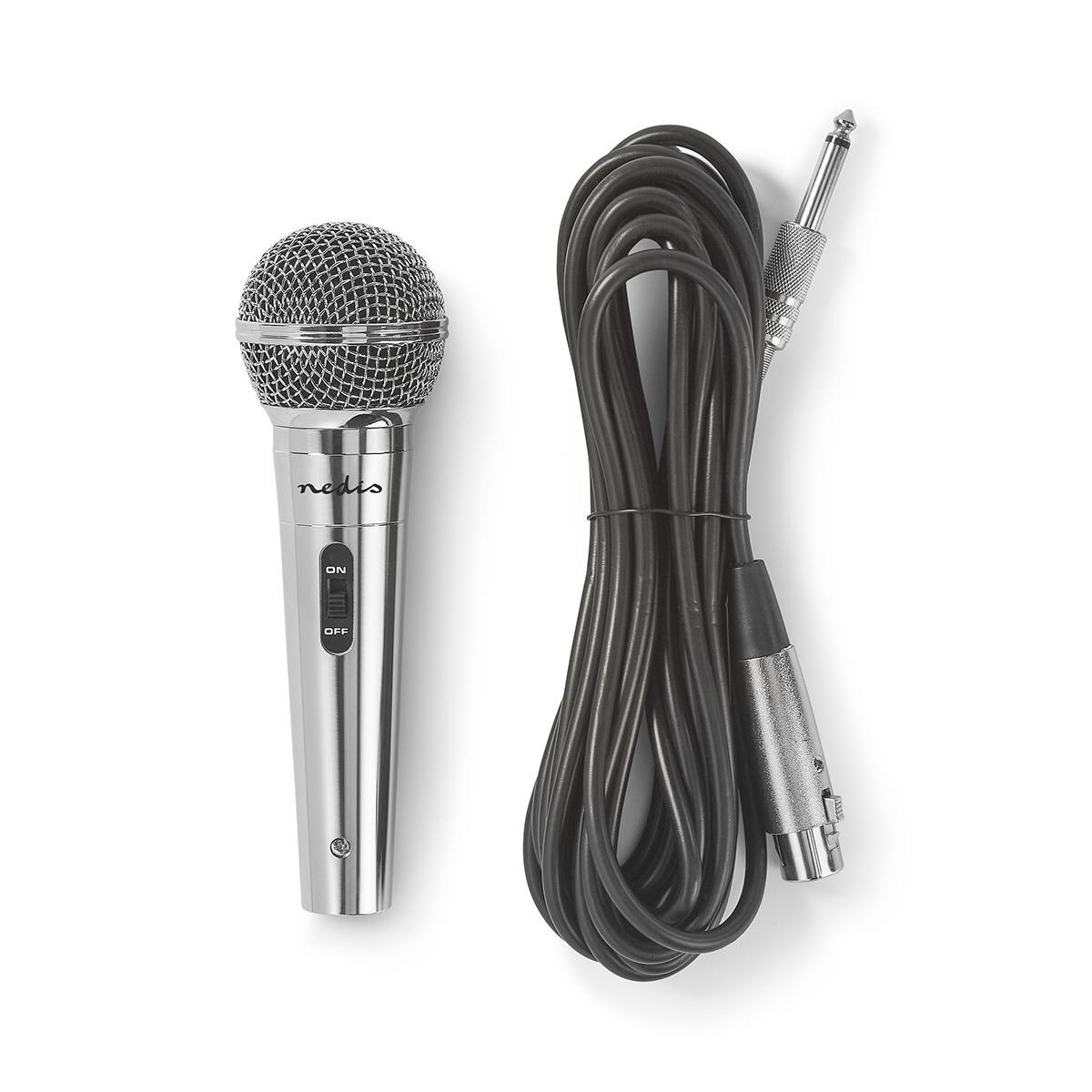 MPWD45GY Silber Mikrofon, NEDIS
