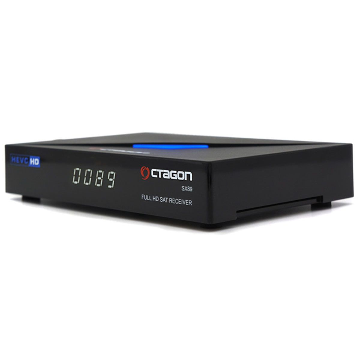Receiver Tuner LAN IP HDMI OCTAGON (Schwarz) Receiver Sat HD Sat IP SX89 DVB-S2 H.265 Linux Full