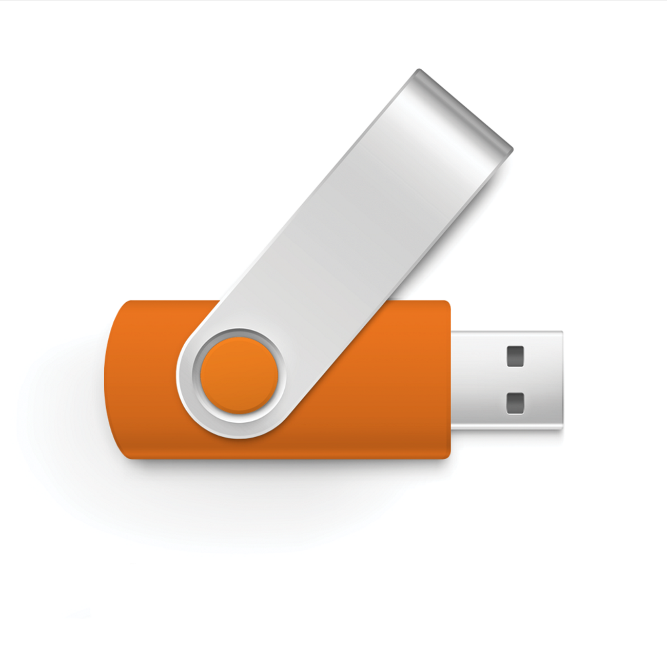(Orange, USB-Stick 2GB GERMANY Swivel GB) USB 2