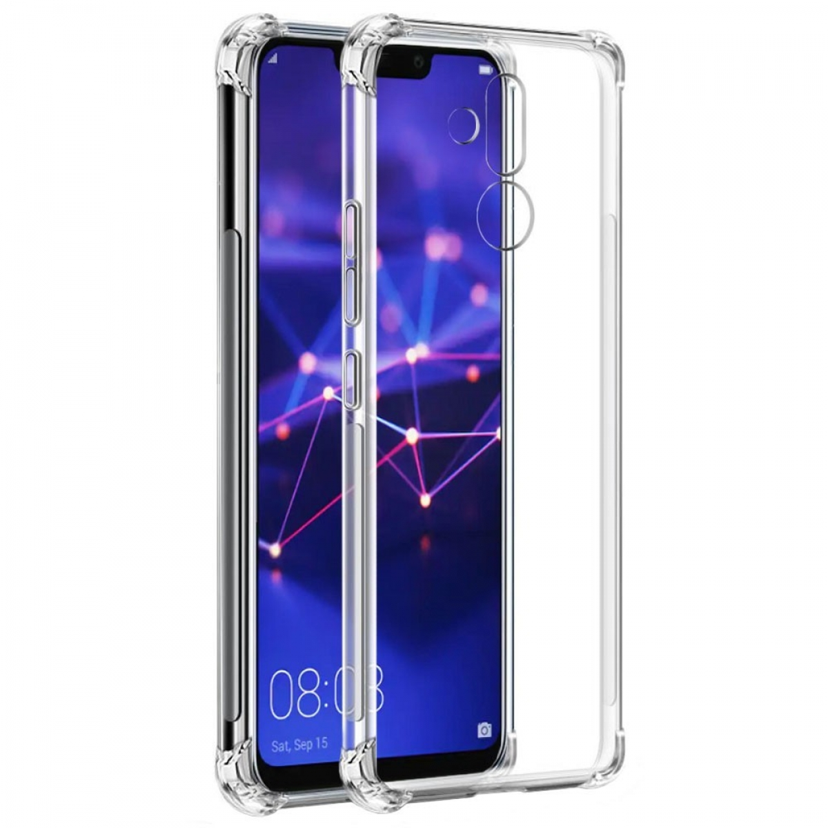 Backcover, Huawei, Shockproof, CASEONLINE Multicolor Mate 20 Lite,