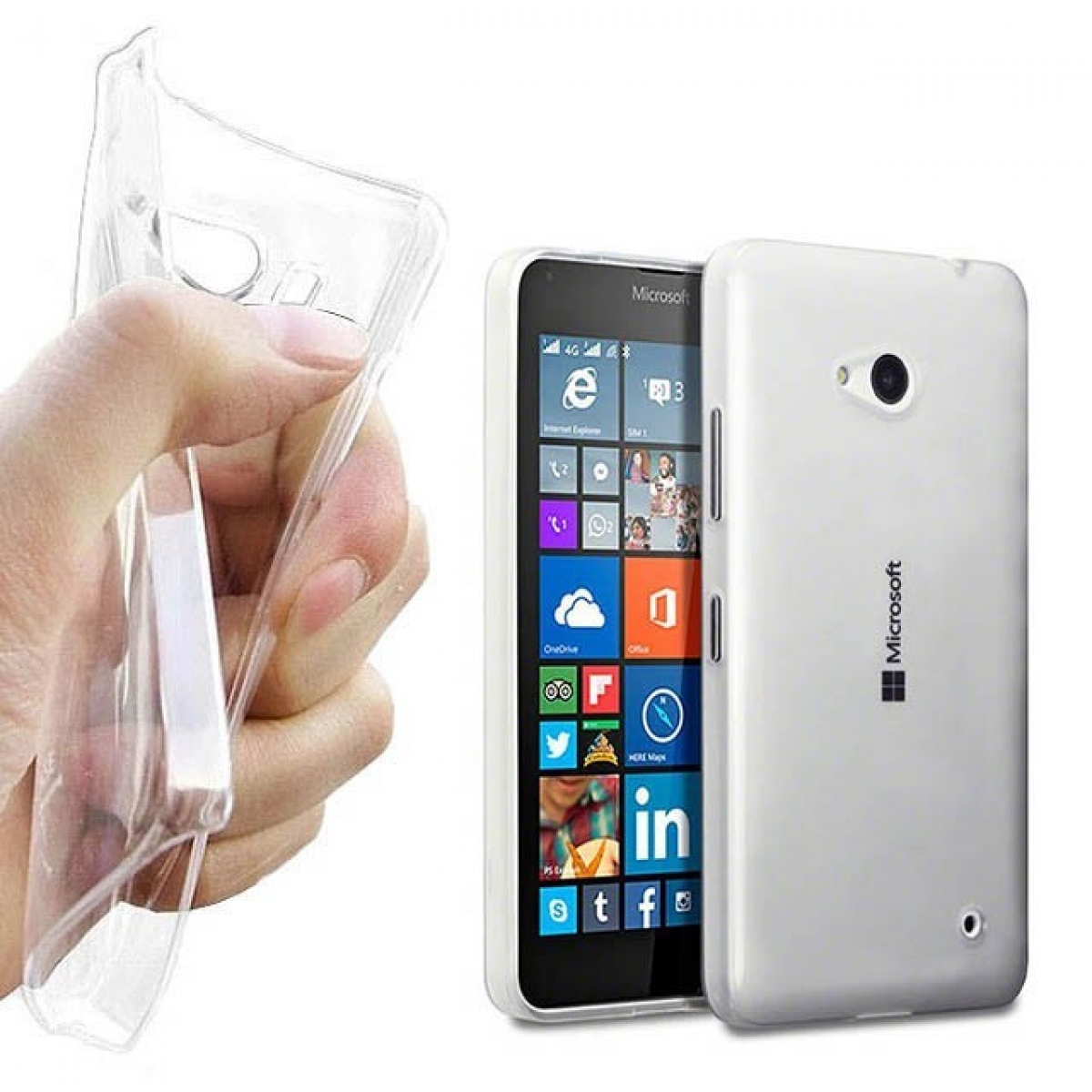 CASEONLINE CA4, Backcover, Microsoft, Lumia Transparent 550