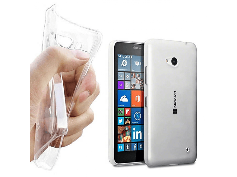 CASEONLINE CA4, Backcover, Microsoft, Lumia 550, Transparent