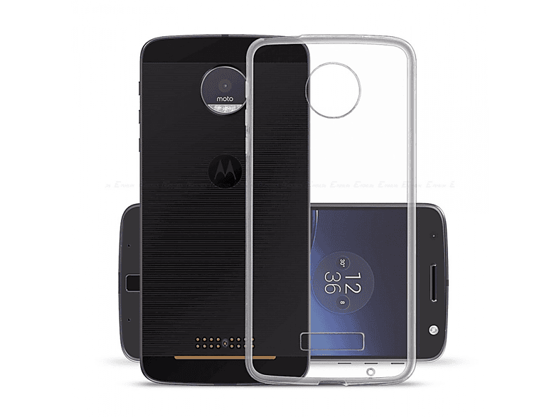 CASEONLINE CA4, Backcover, Motorola, Moto Transparent Z3 Play