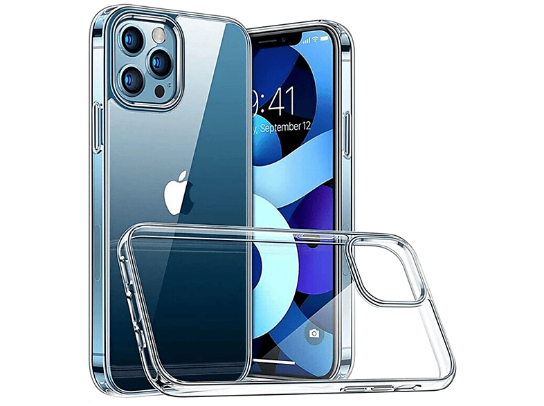 CASEONLINE CA4, Backcover, Apple, iPhone 12 Pro, Transparent