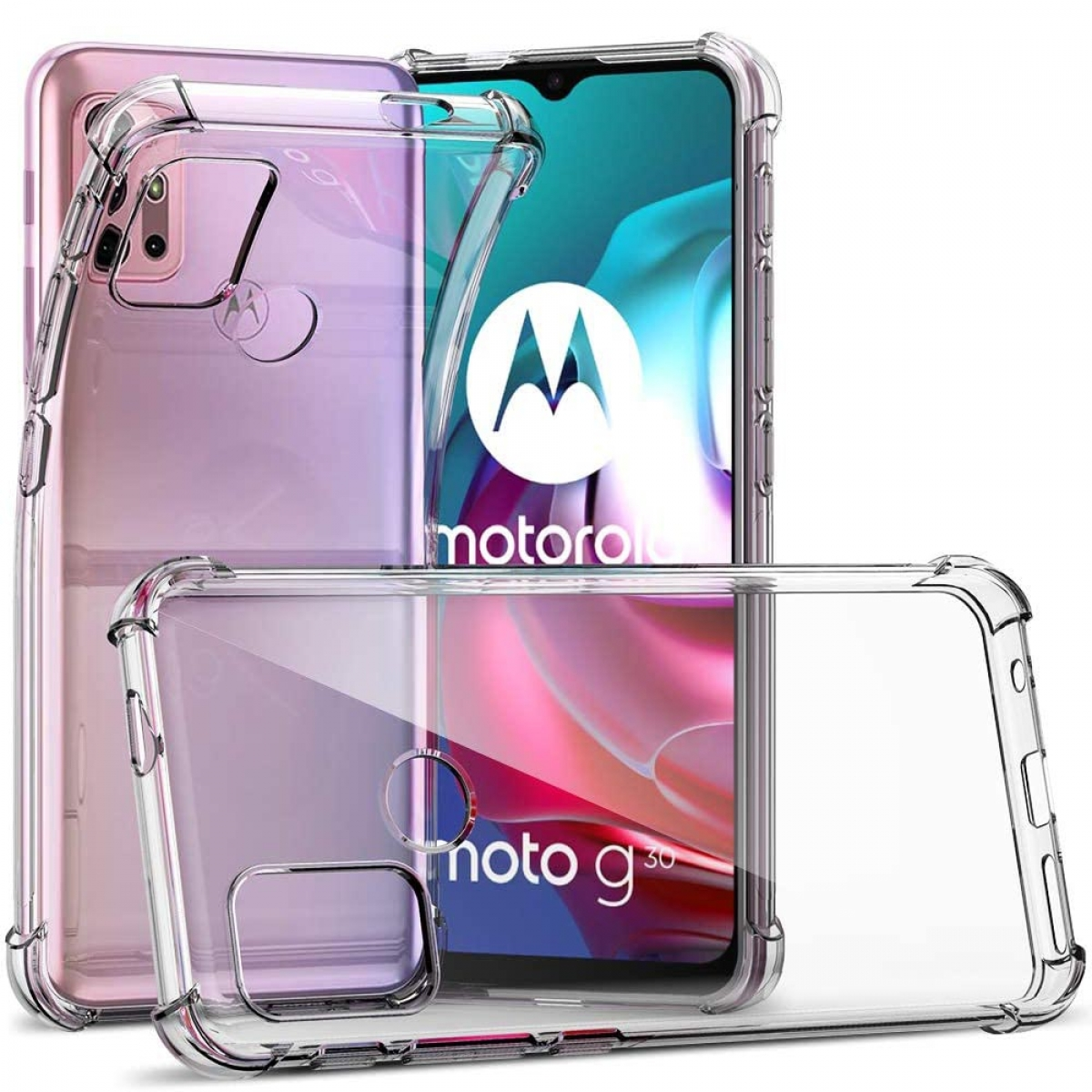 CASEONLINE Moto G30, Multicolor Motorola, Backcover, Shockproof,
