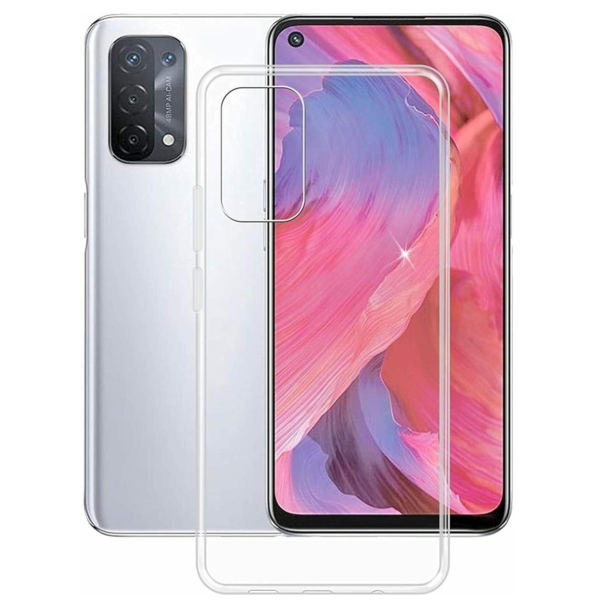 CASEONLINE CA4, Oppo, A54 Transparent Backcover, 5G,