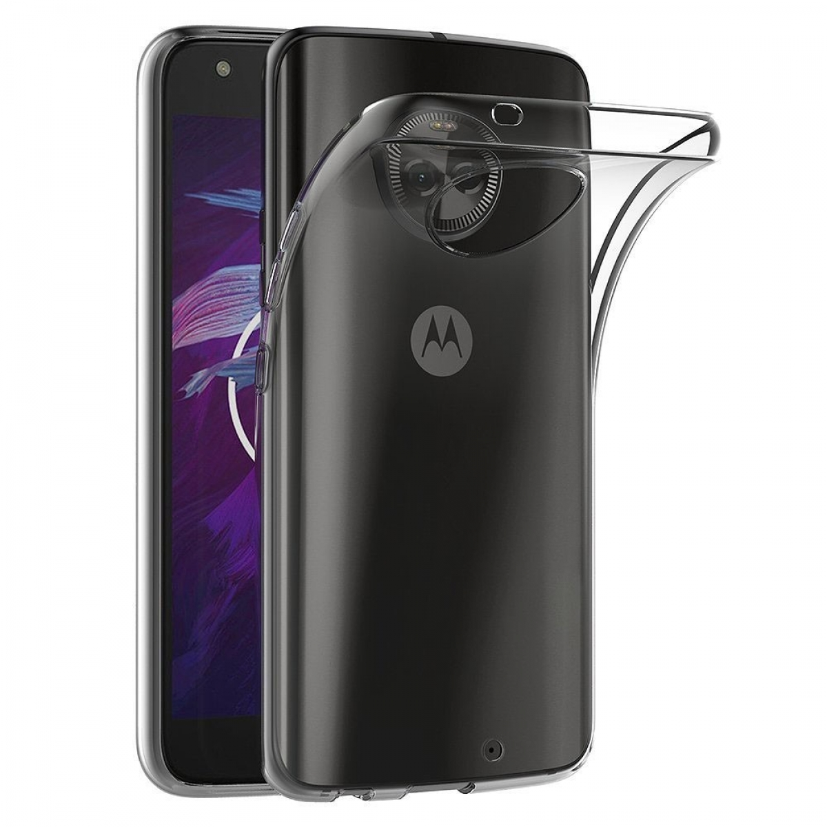 Transparent Backcover, X4, Moto CASEONLINE Motorola, CA4,