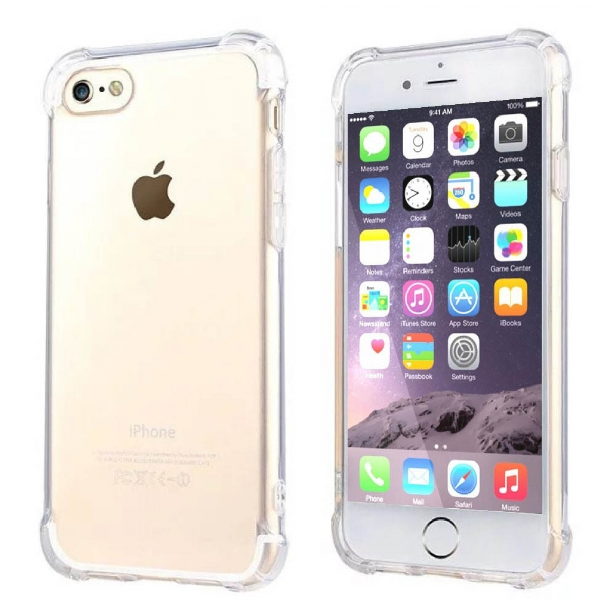 Backcover, iPhone 6, Apple, CASEONLINE Shockproof, Multicolor