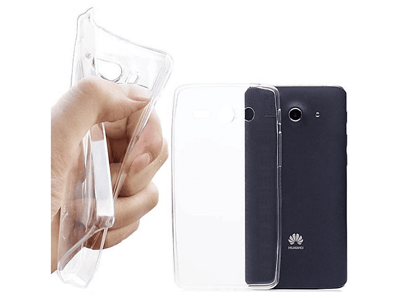CA4, Y530, Ascend Huawei, CASEONLINE Backcover, Transparent