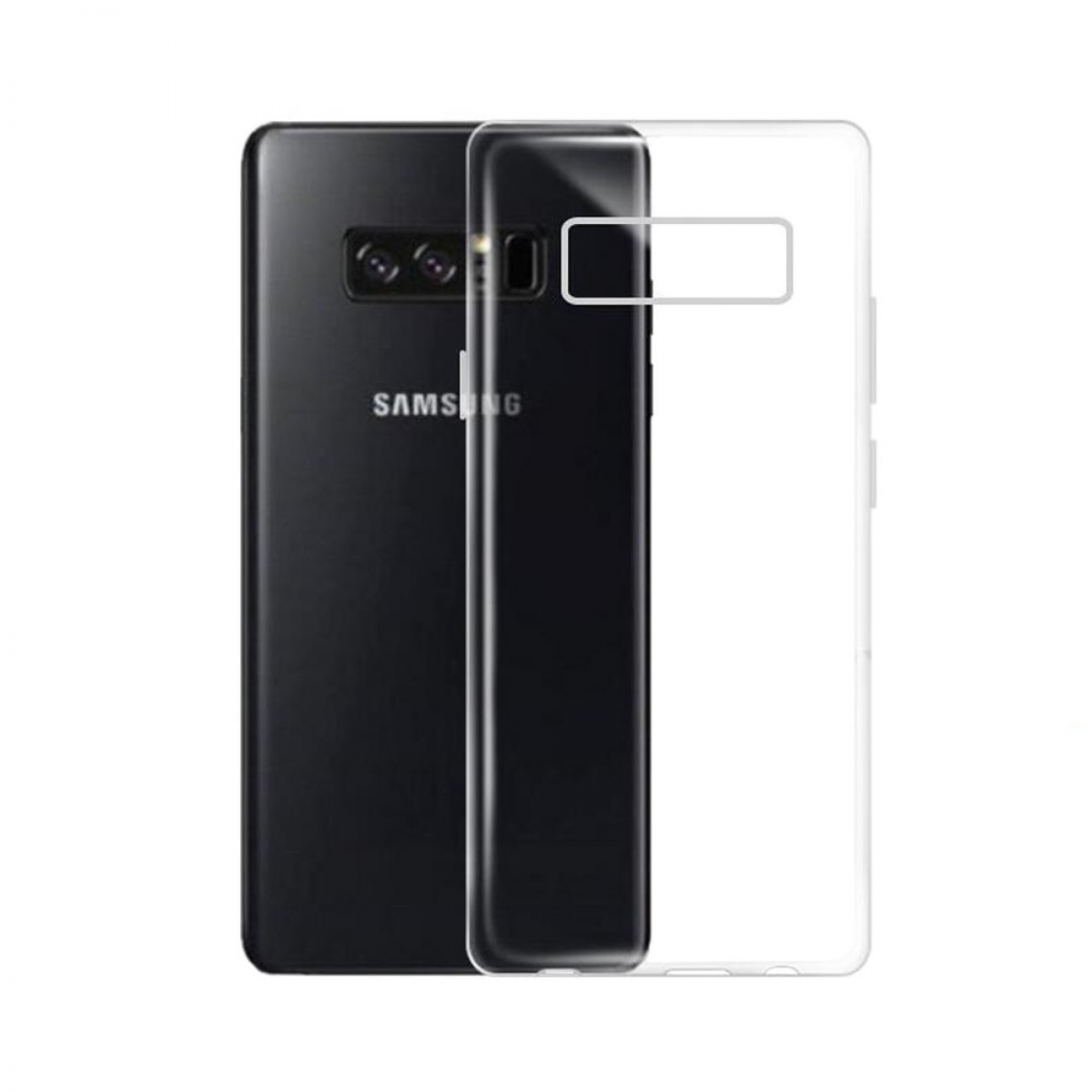 CA4, CASEONLINE 8, Transparent Galaxy Note Backcover, Samsung,