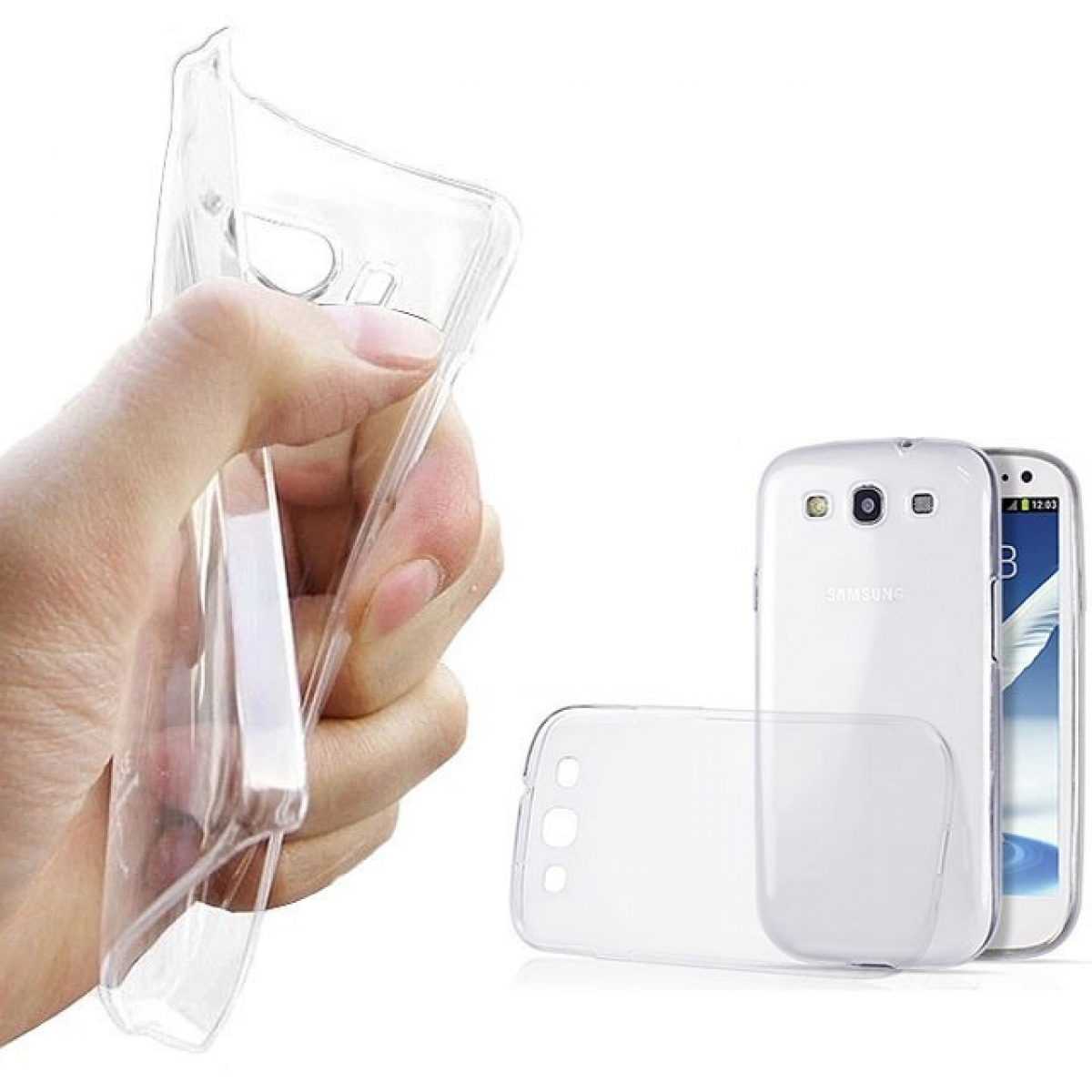 Backcover, CASEONLINE Transparent Samsung, Galaxy S3, CA4,