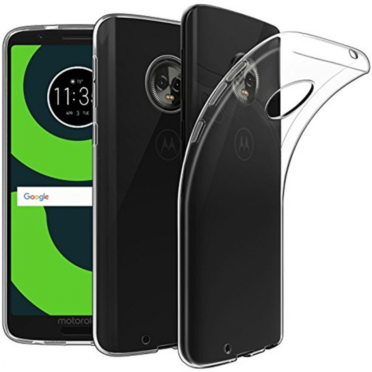 CASEONLINE Moto Transparent G6, Motorola, Backcover, CA4,