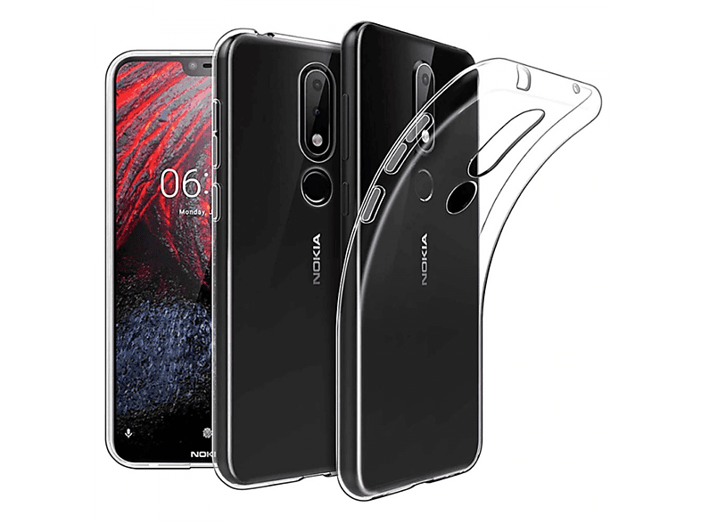 Clear, Backcover, Nokia, 6.1 Plus, Transparent MediaMarkt