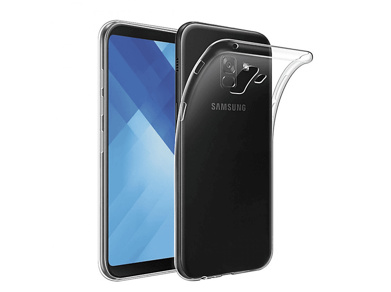 A8 CA4, Transparent (2018), Samsung, Galaxy CASEONLINE Backcover, Plus