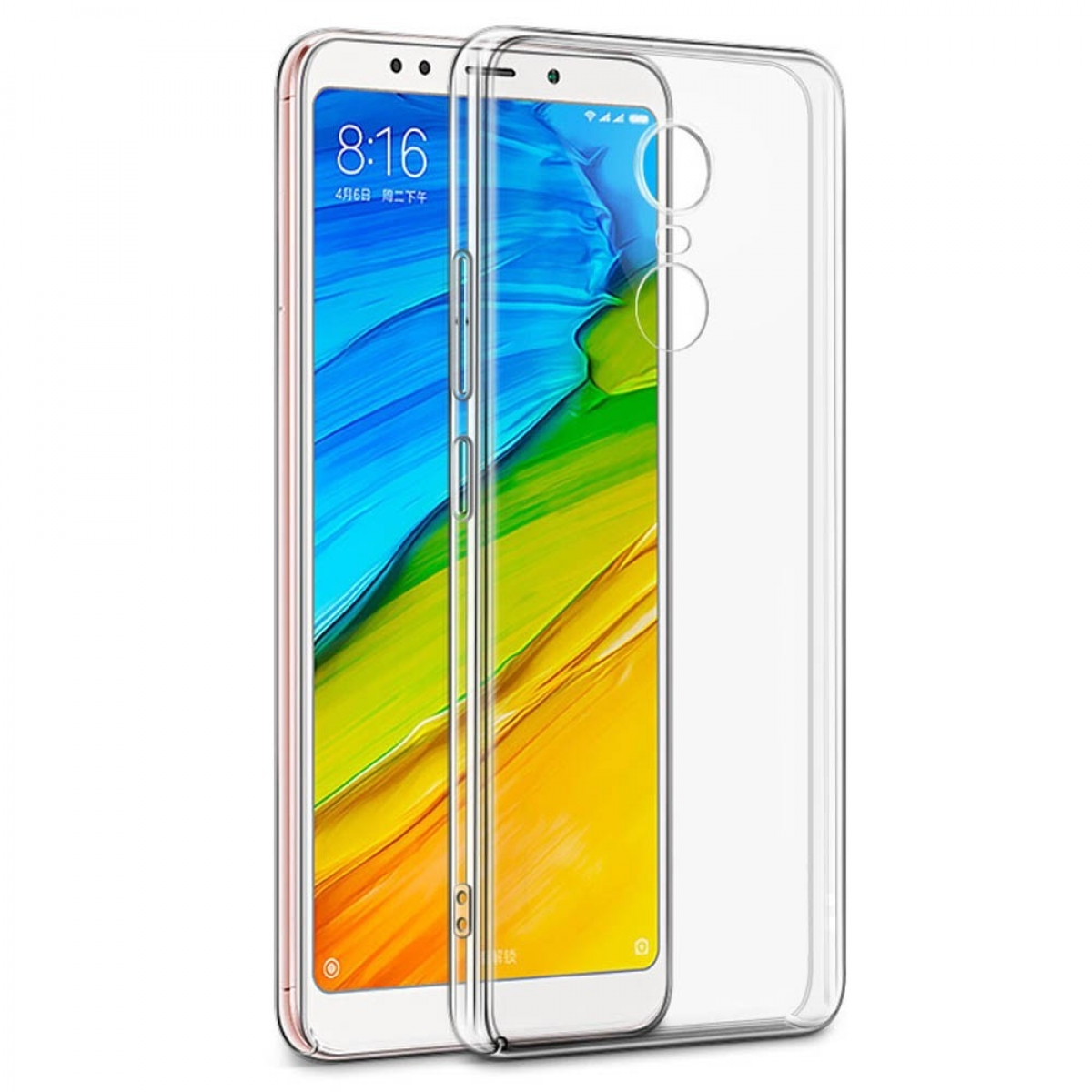 5, Xiaomi, CASEONLINE CA4, Backcover, Transparent Redmi