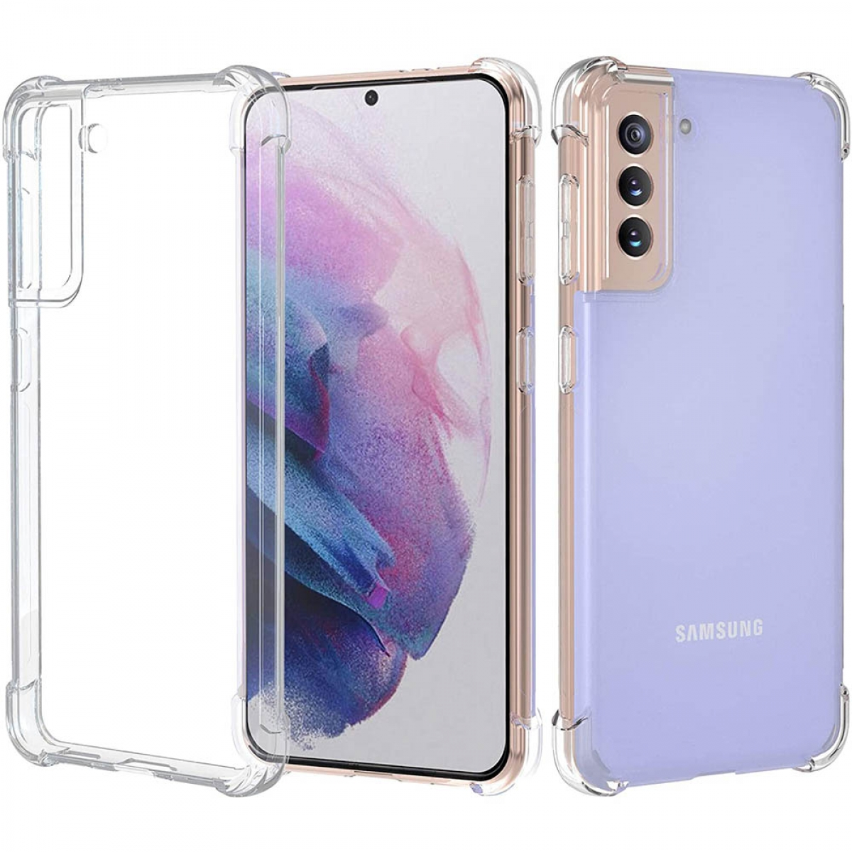 Samsung, CASEONLINE Multicolor Galaxy S21 Plus, Shockproof, Backcover,