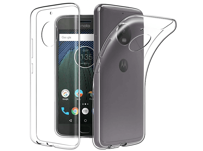 Motorola, G5s Transparent CA4, Backcover, CASEONLINE Plus, Moto