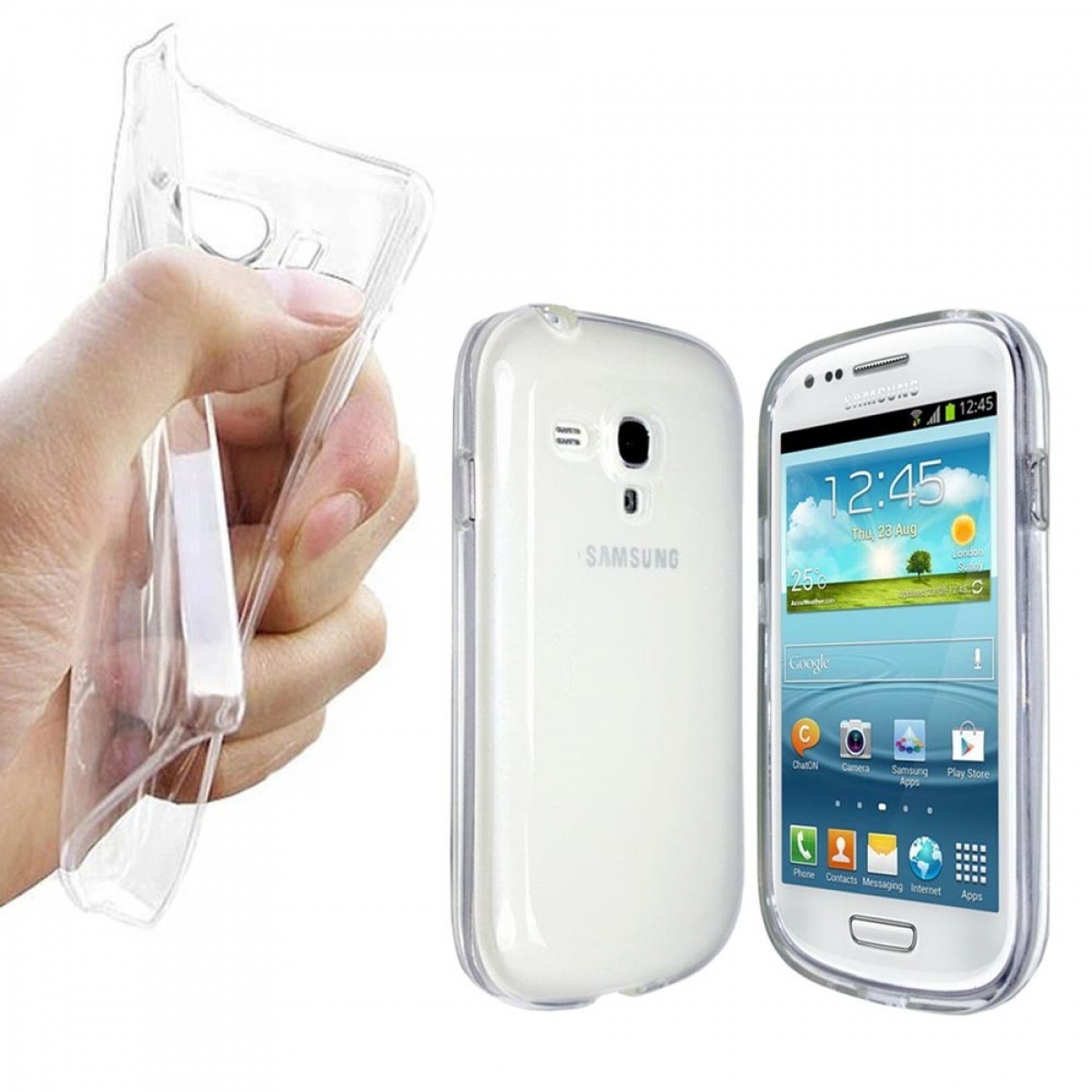 CASEONLINE CA4, Backcover, Transparent S3 Galaxy Samsung, mini