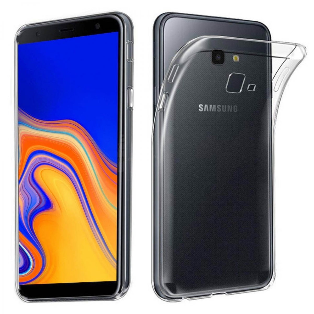 Galaxy CA4, Backcover, (2018), Transparent J4 Plus Samsung, CASEONLINE