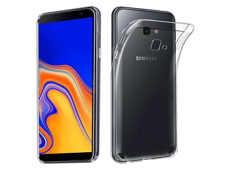 Galaxy CA4, Backcover, (2018), Transparent J4 Plus Samsung, CASEONLINE