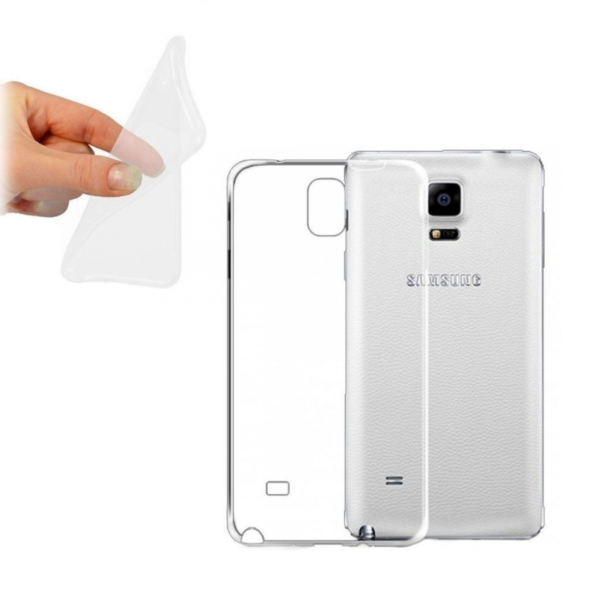 CASEONLINE Galaxy CA4, Samsung, Edge, Note Transparent Backcover,