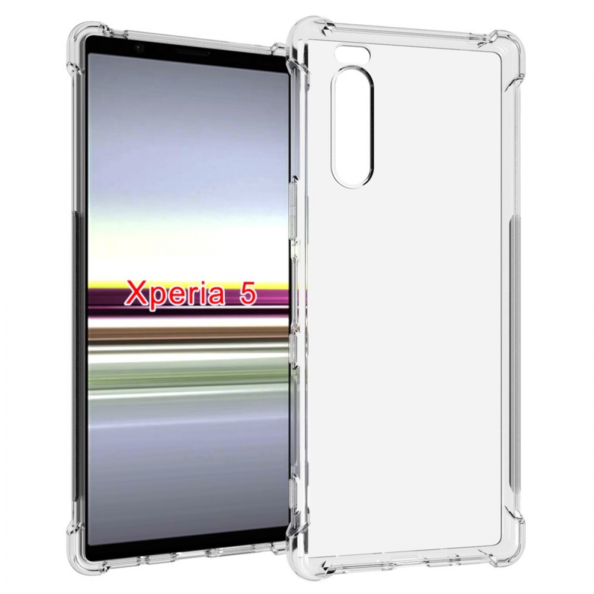 CASEONLINE Shockproof, Backcover, Sony, Xperia 5, Multicolor