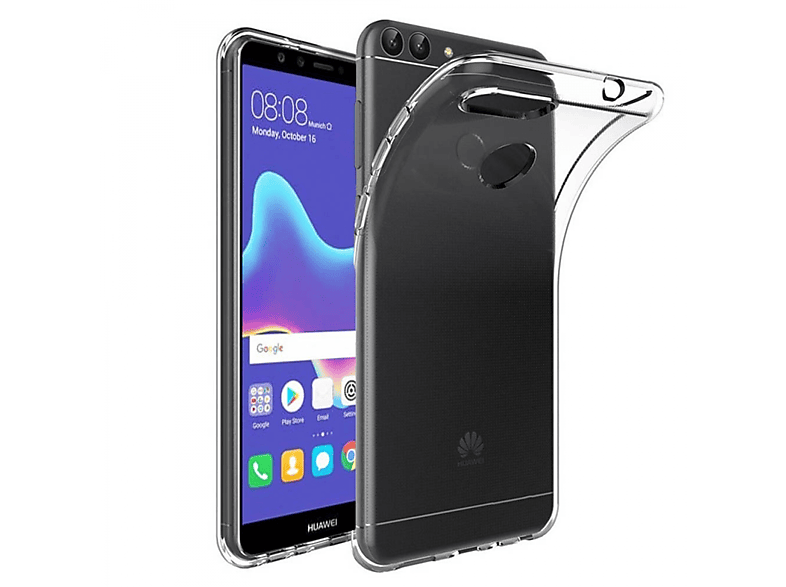 CASEONLINE CA4, Backcover, Huawei, Y9 2019, Transparent