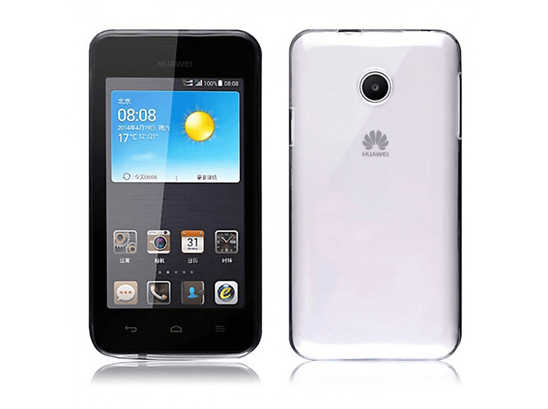 Backcover, Transparent CASEONLINE CA4, Ascend Y330, Huawei,
