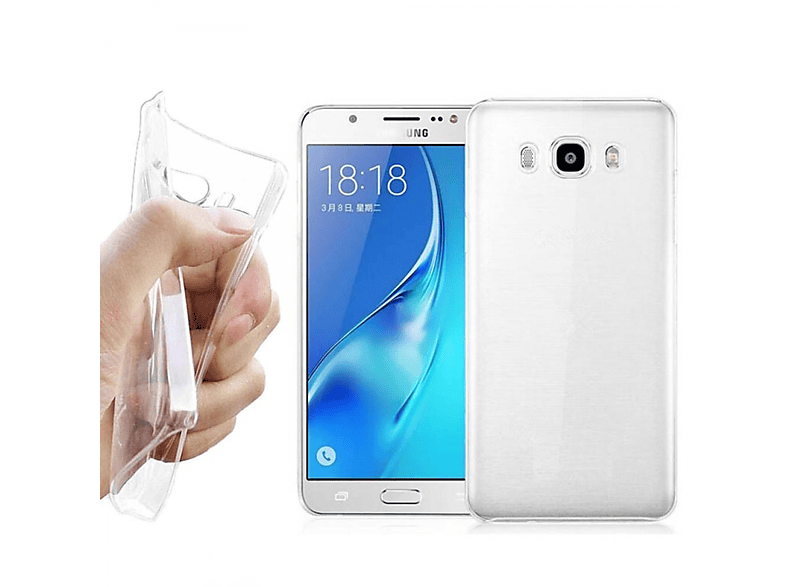 Samsung, CA4, CASEONLINE J7 (2016), Galaxy Transparent Backcover,