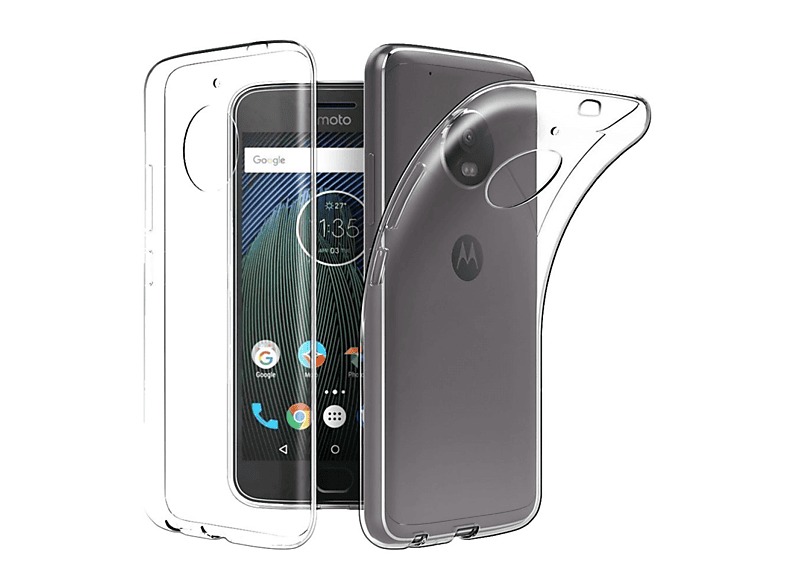 CASEONLINE CA4, Backcover, Motorola, E4, Transparent Moto