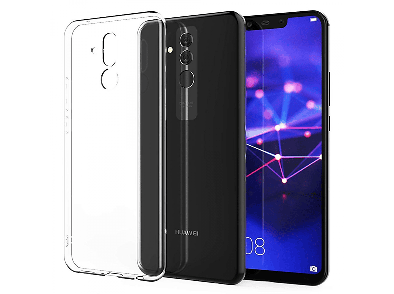 CASEONLINE CA4, Backcover, Huawei, Mate 20 Lite, Transparent