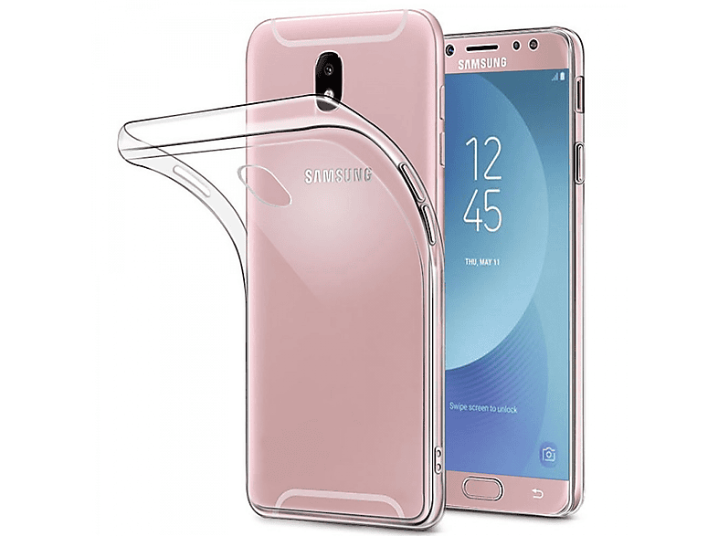 CASEONLINE CA4, Backcover, Samsung, Galaxy J7 (2017), Transparent