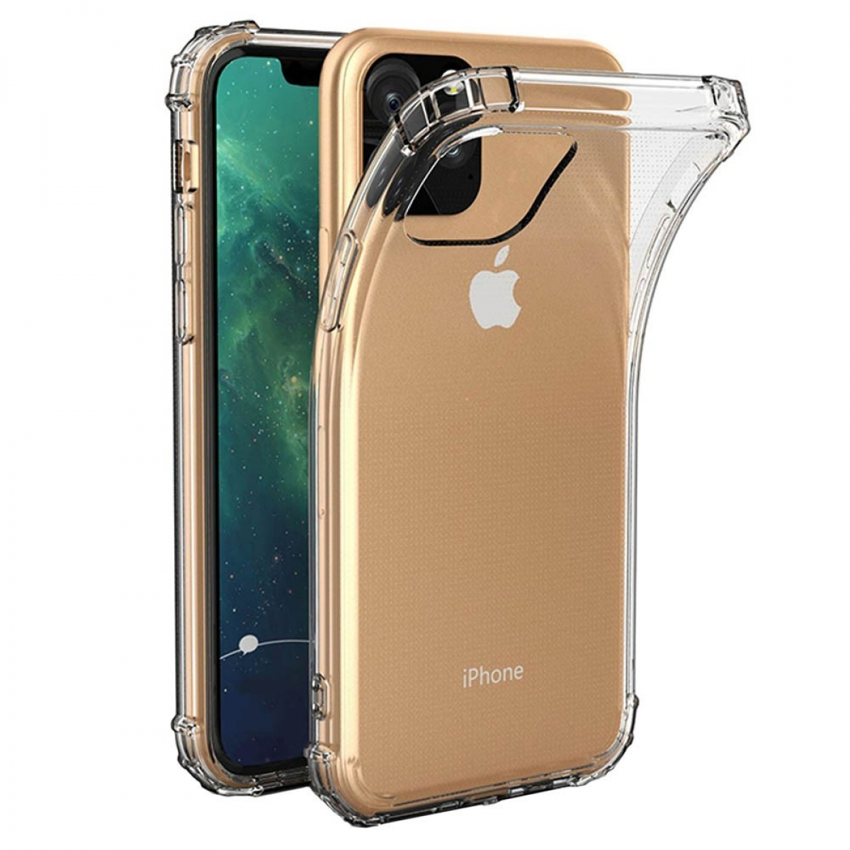 CASEONLINE Backcover, Apple, 11 Max, iPhone Pro Shockproof, Multicolor