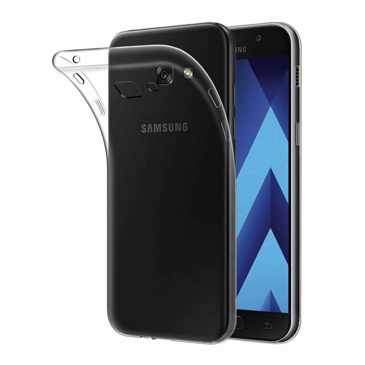 Backcover, CASEONLINE CA4, Transparent A7 Galaxy Samsung, (2017),