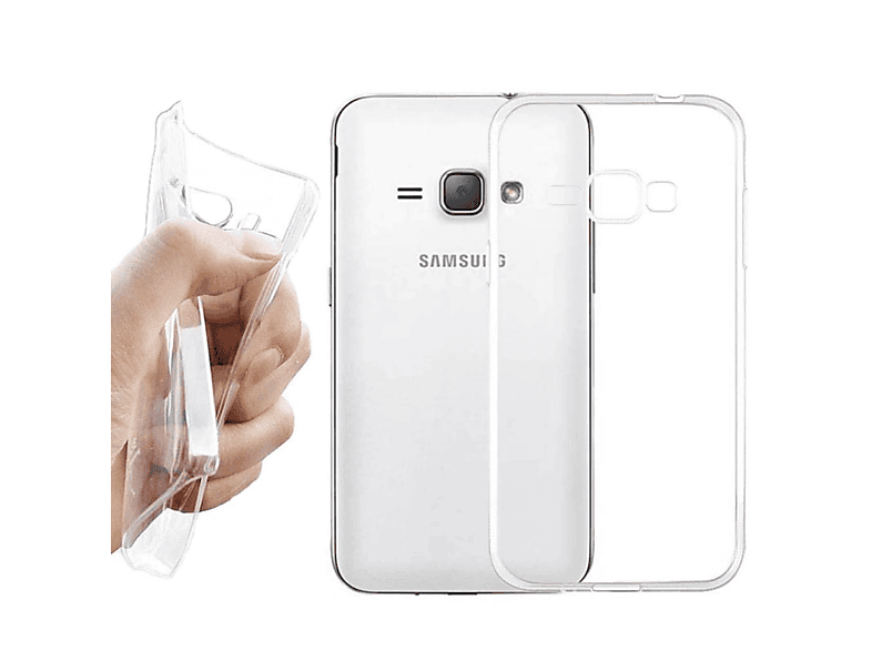 J1 Backcover, CA4, CASEONLINE Galaxy Samsung, Transparent (2016),