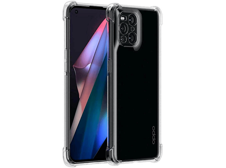 CASEONLINE Shockproof, Backcover, Oppo, Find Pro X3 5G, Multicolor