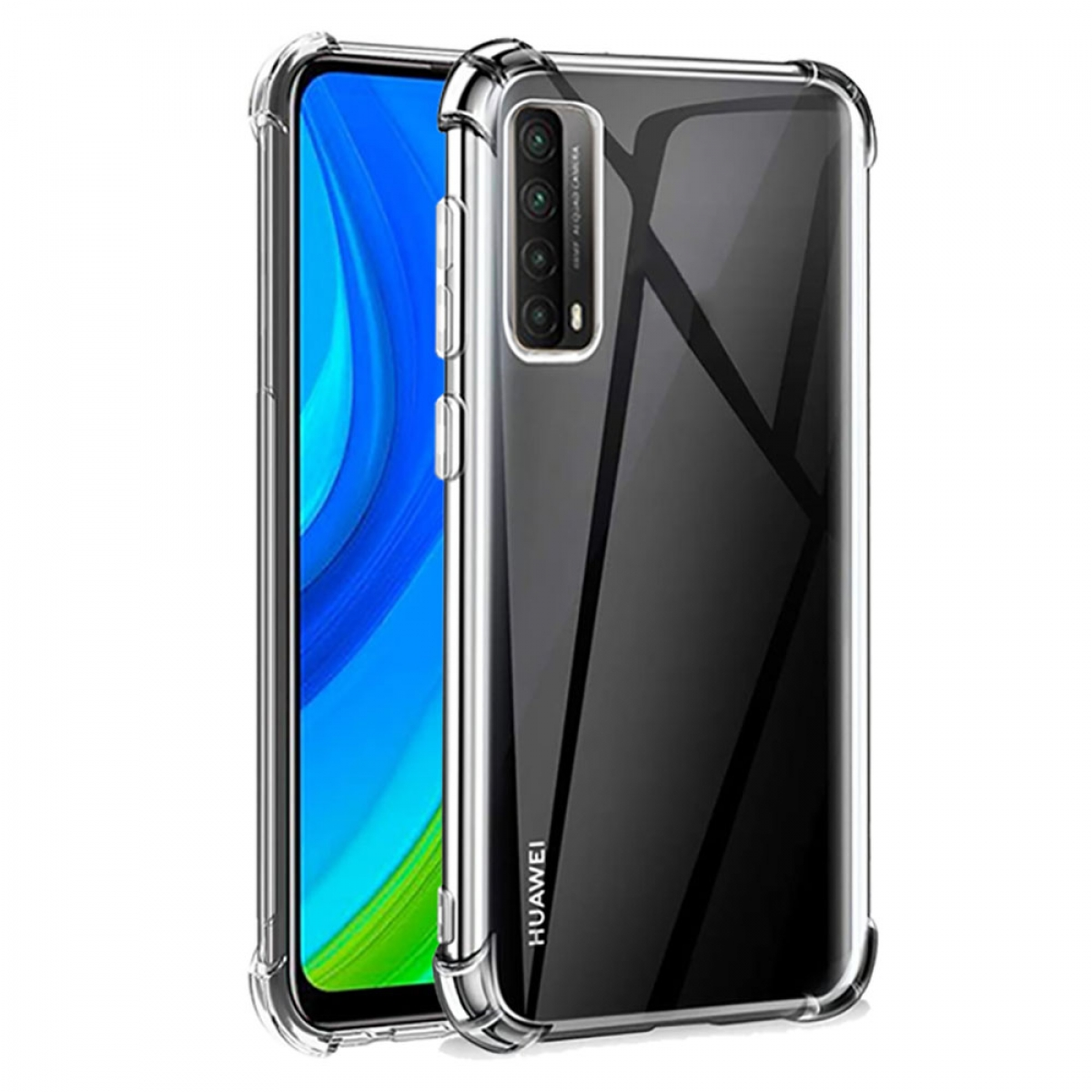 Backcover, Multicolor P CASEONLINE Shockproof, Huawei, Smart 2021,