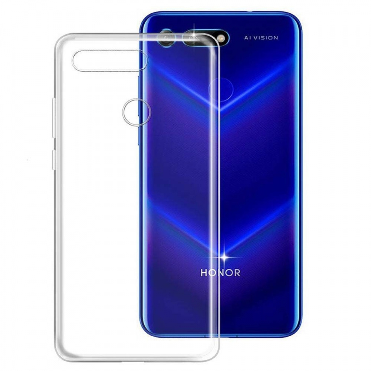 Backcover, 20, Honor View CASEONLINE Huawei, Transparent CA4,