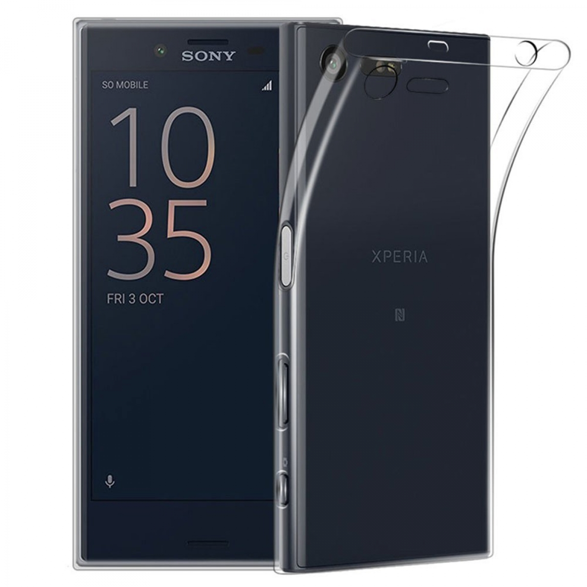 CASEONLINE CA4, Backcover, Sony, X Transparent Compact, Xperia